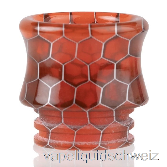 810 Crown Snake Skin Resin Drip Tip Red Vape Schweiz